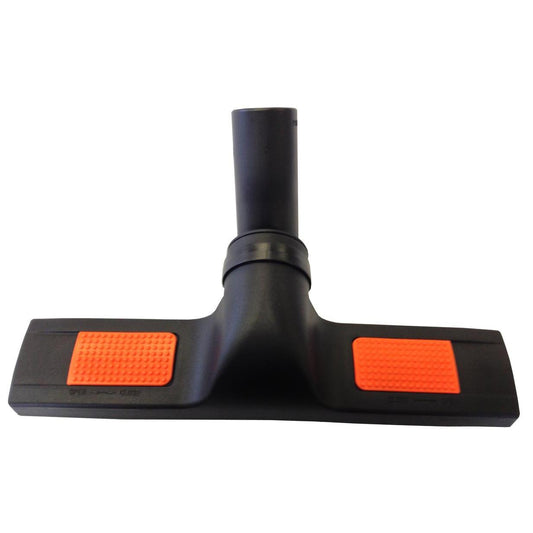 Die Bodendüse 300mm von Diversey Deutschland GmbH & Co. OHG für TASKI Steamer mit 300mm Arbeitsbreite, vorne gezeigt mit zwei orangefarbenen Pads, eignet sich zur professionellen Reinigung; Lieferung: 1 Stück.