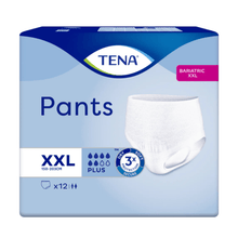 The TENA Pants Bariatric Plus XXL by TENA - Essity Germany GmbH is an incontinence pant for 150-203 cm hip circumference, offering increased protection and softness, and is available individually (1 piece) in the package.