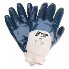 NITRAS nitrile gloves, natural color / blue