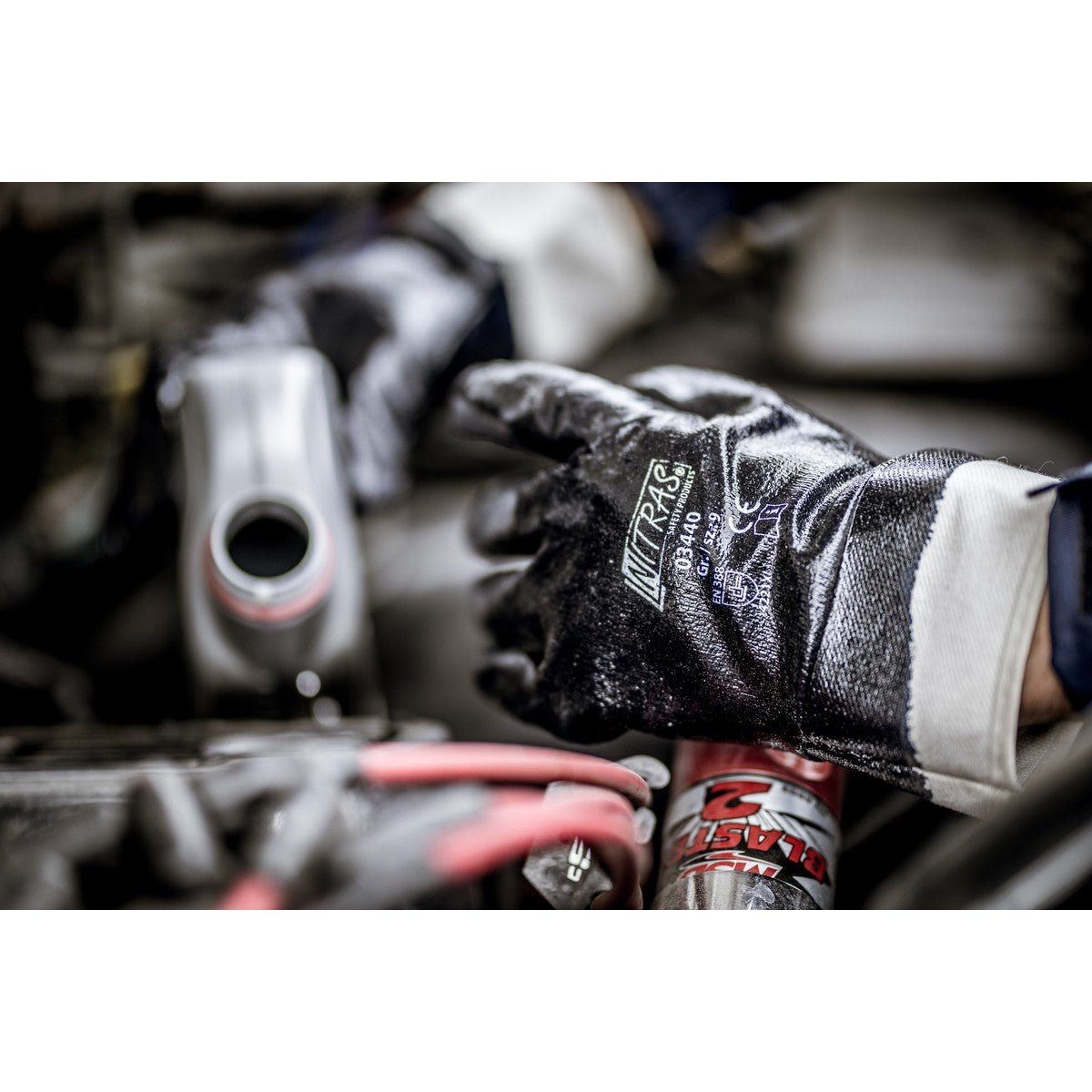 NITRAS nitrile gloves, blue