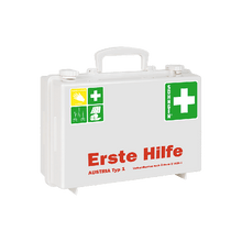SN-CD First Aid Kit, White, with Contents Compliant with ÖNORM Z 1020 1