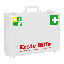 MT-CD First Aid Kit, White, with Contents Compliant with ÖNORM Z 1020 2
