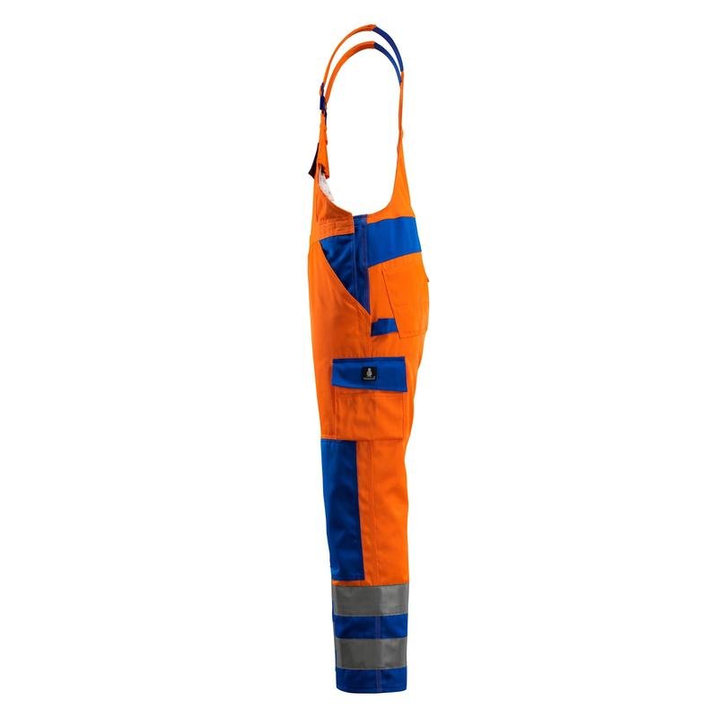 MASCOT® Barras dungarees, hi-vis orange/grain blue