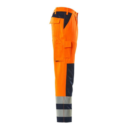 MASCOT® Olinda trousers, hi-vis orange/navy