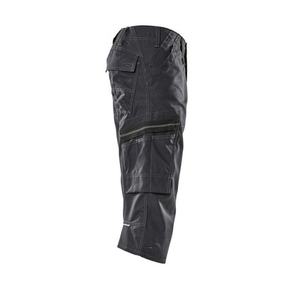 MASCOT® Limnos three-quarter length trousers, black-blue