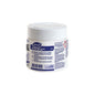 A white plastic container with Suma Café Auto Tab 3gx19mm C1.9 cleaning tablet for espresso machines (60 pieces) from Diversey Deutschland GmbH & Co. OHG, with multilingual label and hazard symbol, for cleaning coffee fats and oils.