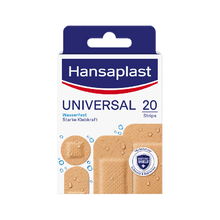Hansaplast UNIVERSAL Strips, 20 pieces, 4 sizes