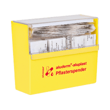 Yellow aluderm®-aluplast Band-Aid Dispenser, Refilled