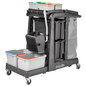 Numatic cleaning trolley EcoMatic EM5 A including universal press set SRK16 and 4 x 5 liter buckets Pack (1 piece)