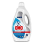 A white 5L bottle of Omo Professional Active Clean Liquid Detergent from Diversey Deutschland GmbH & Co. OHG has a blue label with "Pro Formula", "Effective Stain Removal" and information in several languages; sufficient for 71 washes.