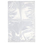 A transparent PAPSTAR seal edge bag (60x40 cm, PA/PE, 90 my) from PAPSTAR GmbH is shown flat. The smooth, glossy surface shows visible creases and reflections. The package contains 50 pieces.