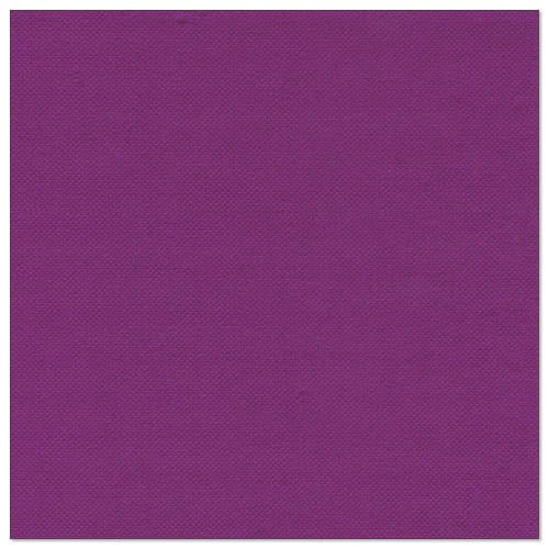 The PAPSTAR GmbH 50 napkins "ROYAL Collection" 1/4-fold, 40 x 40 cm in purple are solid violet, rectangular napkins presented against a white background.