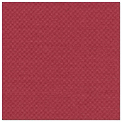 A square, solid-colored burgundy napkin with a fine, subtle texture and no visible patterns or logos. Ideal for the ROYAL Collection of PAPSTAR GmbH. Product: PAPSTAR 50 Napkins "ROYAL Collection" 1/4-fold 40x40 cm burgundy.
