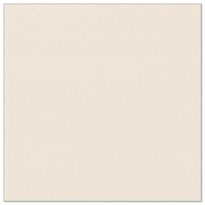 A square, cream-colored, subtly textured napkin, like the PAPSTAR 50 napkins "ROYAL Collection" 1/4-fold 40 x 40 cm champagne from PAPSTAR GmbH, is evenly lit and centered on a plain white background.