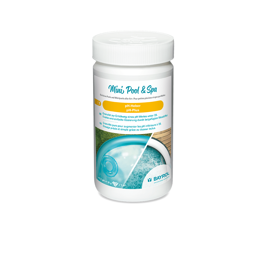 BAYROL Mini Pool & Spa pH-Increaser 1 kg Concentrated Alkaline Powder | Can (1 kg) 