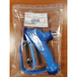 The J2000 spray gun with connection coupling from Diversey Deutschland GmbH & Co. OHG is sealed in blue in a clear bag with a white label and barcode, ideal for professional applications, 1 piece per package.