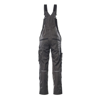 MASCOT® Augsburg dungarees, dark anthracite/black