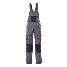 MASCOT® Augsburg dungarees, anthracite/black