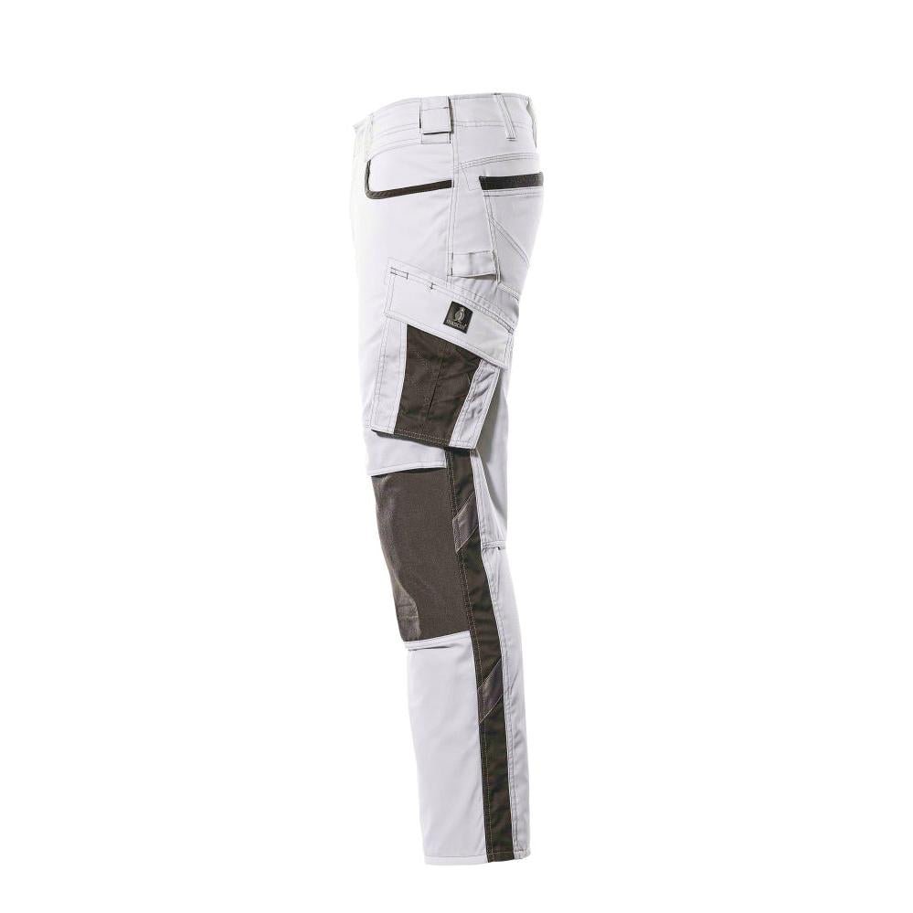 MASCOT® Lemberg trousers, white/dark anthracite