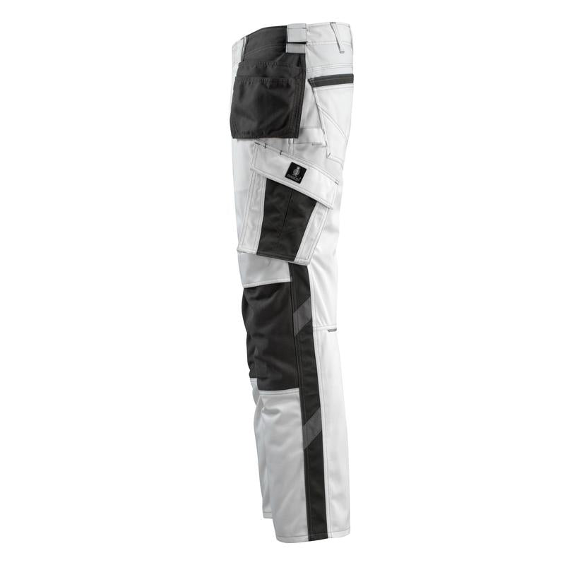 MASCOT® Bremen craftsman trousers, white/dark anthracite