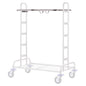 VERMOP holding frame 2 x 120 L, central, stainless steel, 67 x 50 x 6 cm