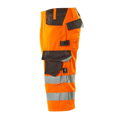 MASCOT® Luton three-quarter length trousers, hi-vis orange/dark anthracite
