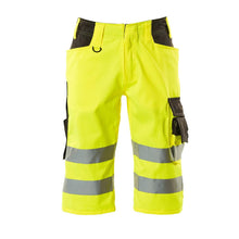 MASCOT® Luton three-quarter length trousers, hi-vis yellow/dark anthracite