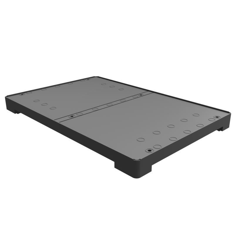 VERMOP base plate L, without bars without wheels, 78 x 50 x 6 cm | 1 piece 