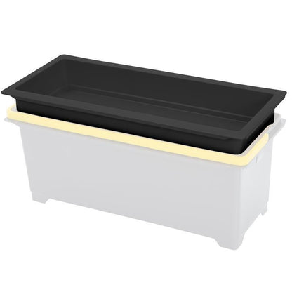 VERMOP preparation box for box 10 l, anthracite, 50 x 22 x 9 cm | 1 piece 