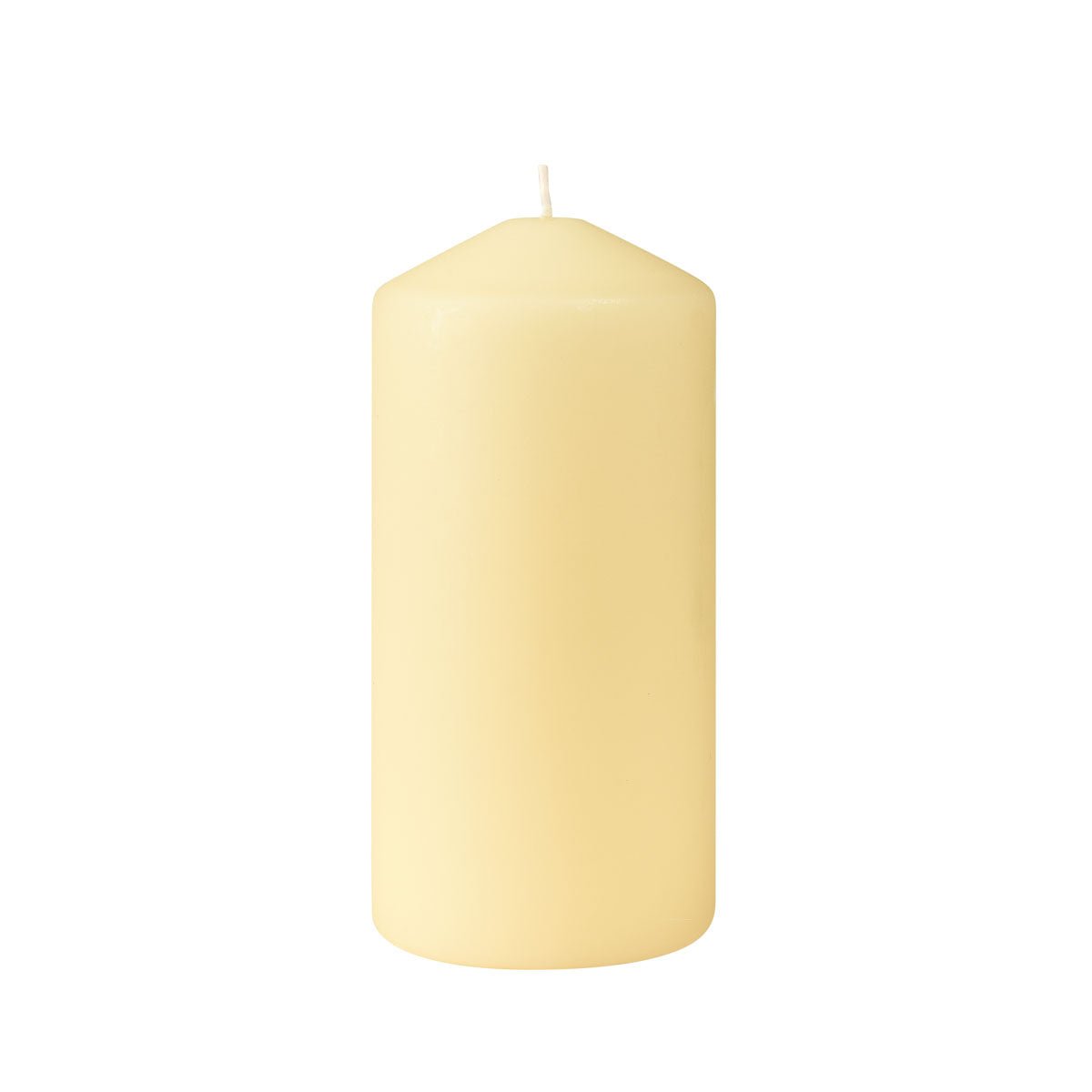 Duni GmbH pillar candles (150 x 70 mm) feature a rounded top, a center-aligned wick, and a burn time of up to 50 hours—perfect for creating a cozy atmosphere.