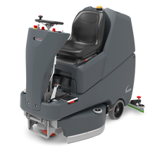 Numatic ride-on scrubber dryer TRL720/200T incl. charger and TenTec brushes red | Pack (1 piece)