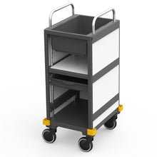 VERMOP Equipe minibar small relaunch yellow, 46 x 56 x 112 cm