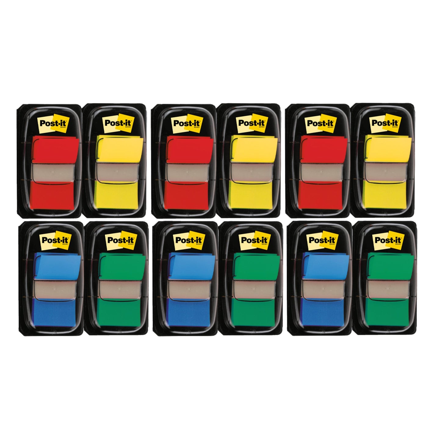 Eight dispensers plus four free Post-it® Index Tabs from 3M Deutschland GmbH, each with 50 flags (25.4 mm x 43.2 mm) in various colors ensure optimal document organization in the promotional pack.