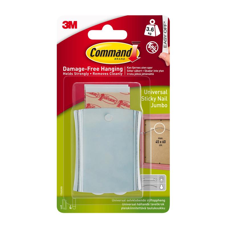 Command™ Universal Adhesive Nail XL 17048 | Bag (4 pieces)