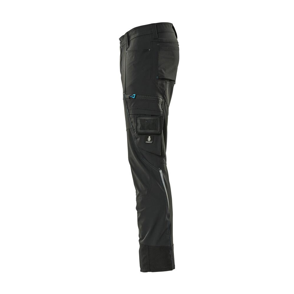 Trousers, ULTIMATE STRETCH, light weight trousers, black
