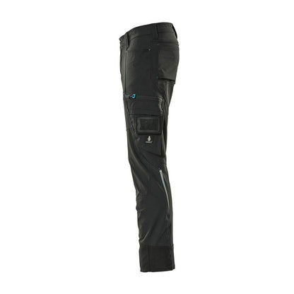 Trousers, ULTIMATE STRETCH, light weight trousers, black