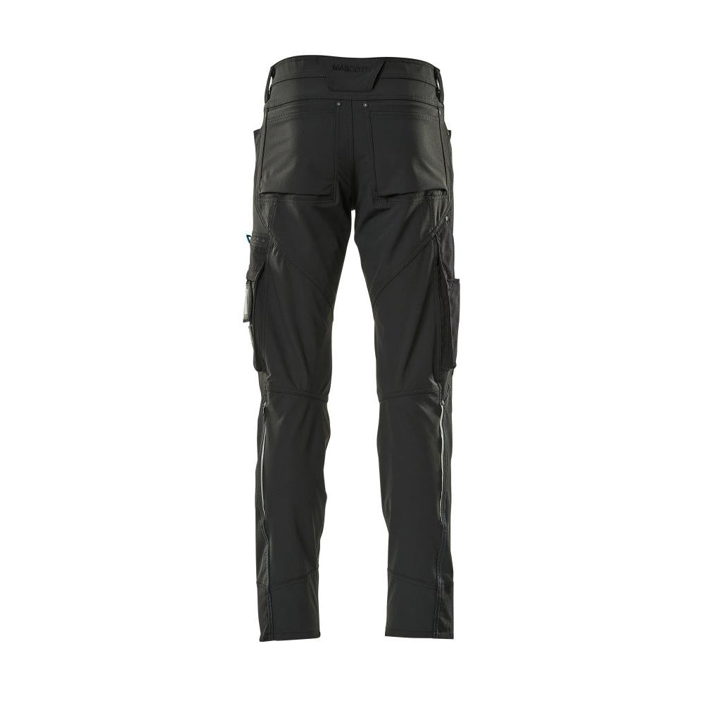 Trousers, ULTIMATE STRETCH, light weight trousers, black