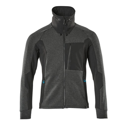 Sweatshirt, zipper, stand-up collar sweatshirt with zipper