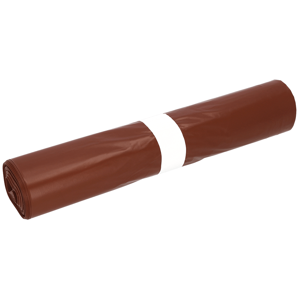 A roll of EMIL DEISS KG (GmbH + Co.) DEISS 17702 - 575x1000 mm Type 60 brown | Roll (25 pieces) is tightly wrapped with a white paper band and placed on a plain white background.