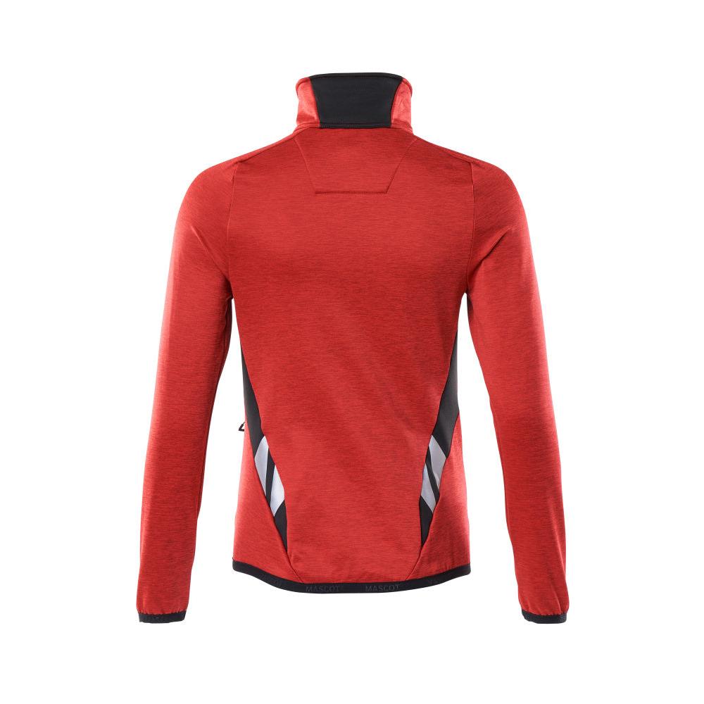 Fleece pullover with zip, women's microfleece jacket
