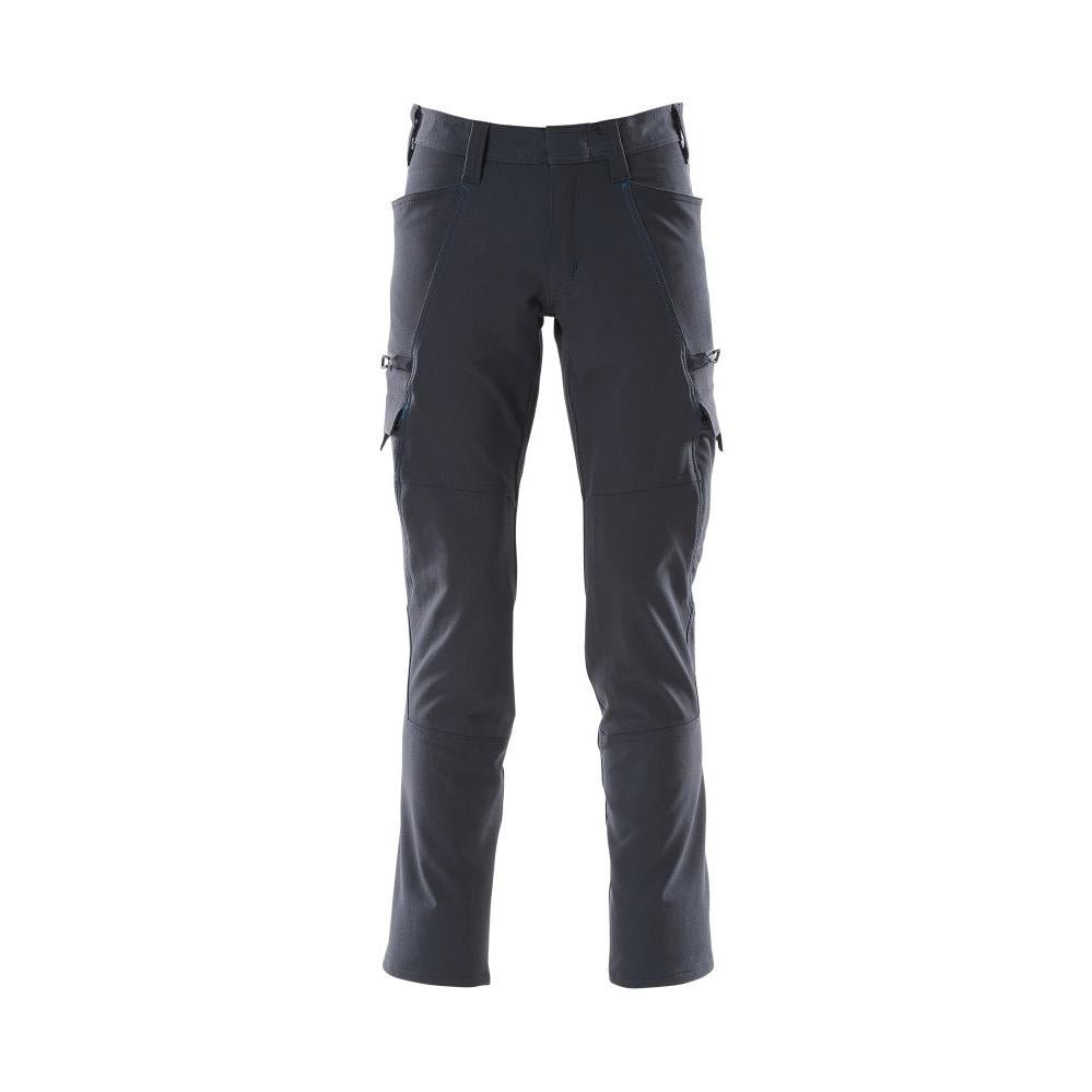 Pants, thigh pockets, ULTIMATE STRETCH pants, black-blue