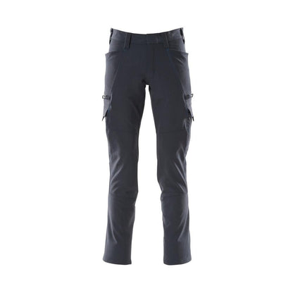 Pants, thigh pockets, ULTIMATE STRETCH pants, black-blue