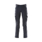 Pants, thigh pockets, ULTIMATE STRETCH pants, black-blue