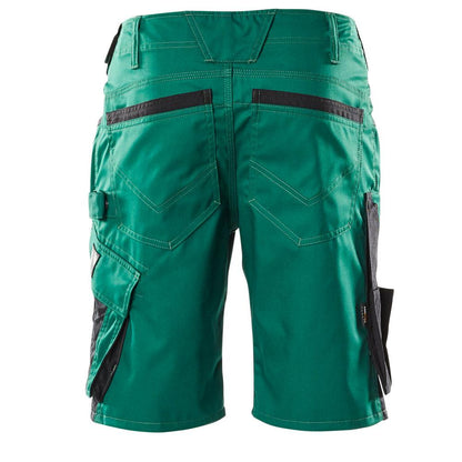 Shorts, light weight shorts, green/black