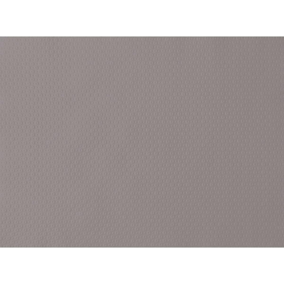The Duni GmbH discontinued item paper placemats (30 x 40 cm, greige, 500 pieces) show in close-up their flat gray surface with a subtle dot structure, evenly lit and free of patterns or objects.