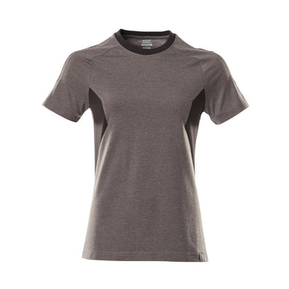 T-shirt, women's T-shirt, dark anthracite/black