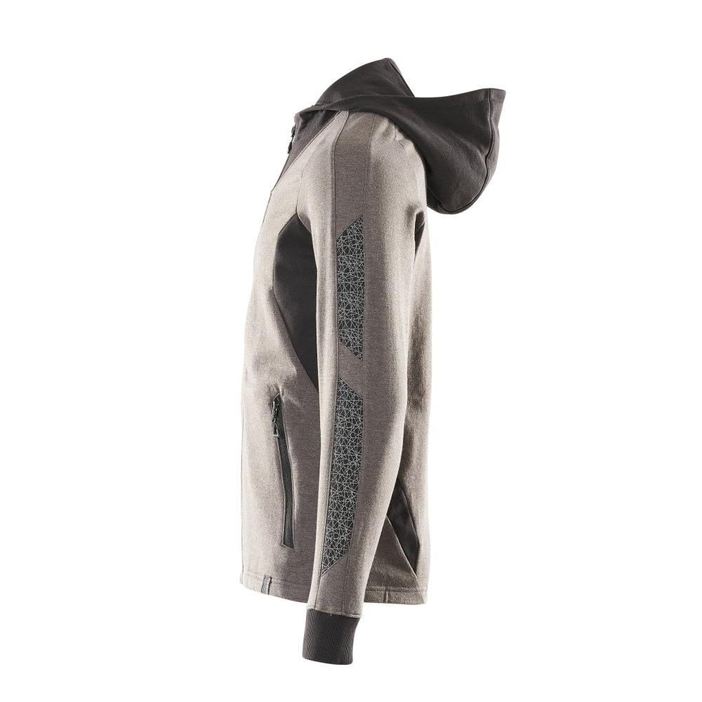 Hooded sweatshirt, modern fit zip-up sweatshirt