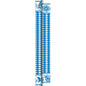 The Dunicel roll 40x1.18 m Bavaria diamond by Duni GmbH is decorated with a Bavarian diamond pattern and floral accents, including sunflowers, adding a festive charm to your table decoration. 1 high-quality roll included.