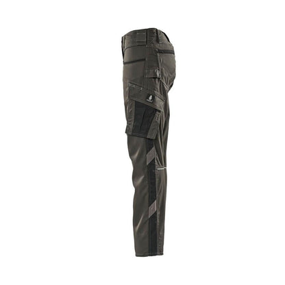 Trousers, women, diamond, two-tone trousers