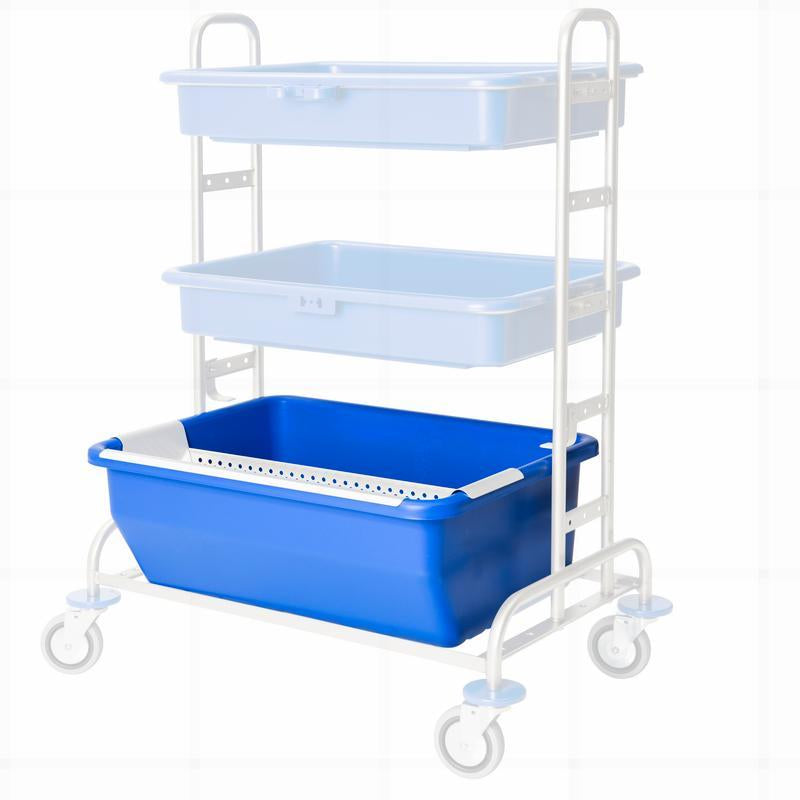 VERMOP disinfectant tub 45 L, blue, 65x49x24 cm